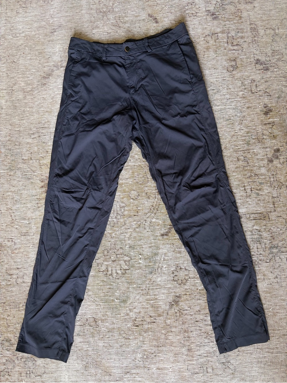 Lululemon Men's Classic Navy Trousers - Lightweight Everyday Wear